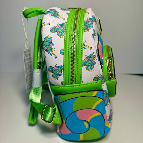 NWT. Loungefly Disney Mickey Mouse Lollipop Loungefly Mini Backpack Disney Eats. - Picture 4 of 11
